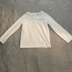 Peter Pan collar white shirt